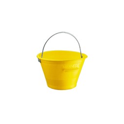 Secchio muratore giallo pk 114 01 g peka plast, Edilizia